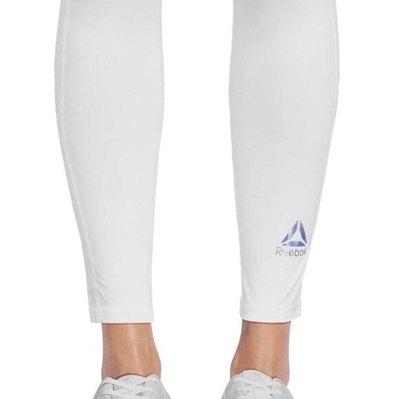 Reebox Ladies Moisture Wicking Warm Performance Base Layer Legging White Sz L Ne - Picture 2 of 5